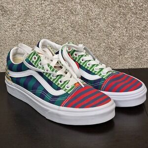 Vans Off‎ The Wall Old Skool Unisex Shoes Size US 5 kids Stripe Sneakers Skate